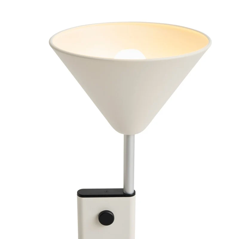 Höhenverstellbare Stehleuchte Twist Cream White - Hay