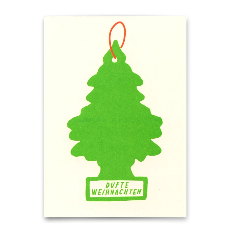 Postkarte "Dufte Weihnachten" | Coole Karte zu Weihnachten