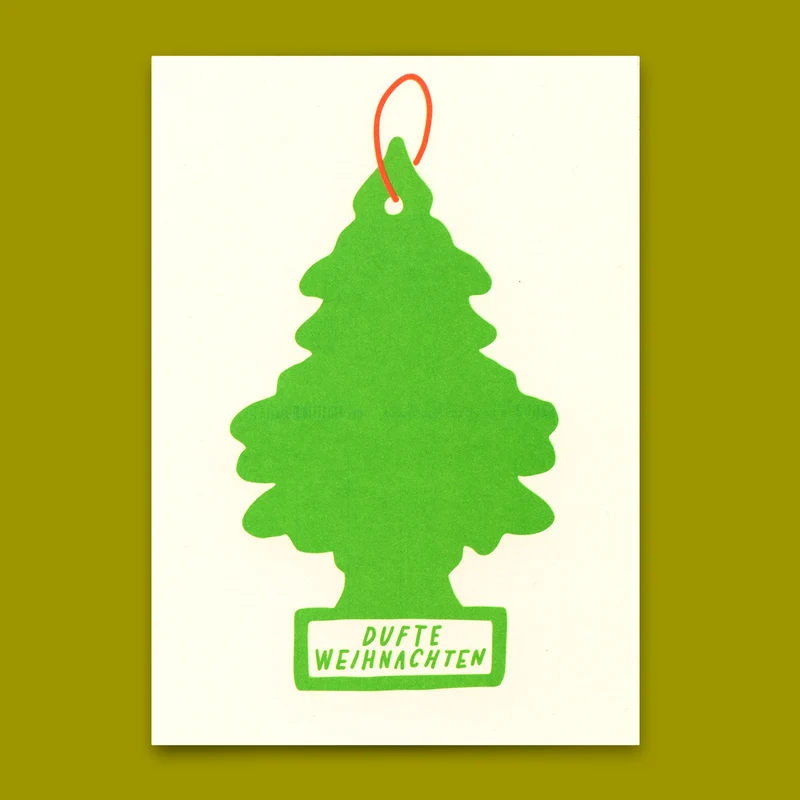 Postkarte "Dufte Weihnachten" | Coole Karte zu Weihnachten