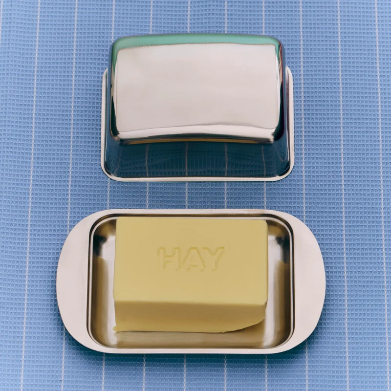 Butterdose „Essential Steel“ | Zeitloses Design | HAY