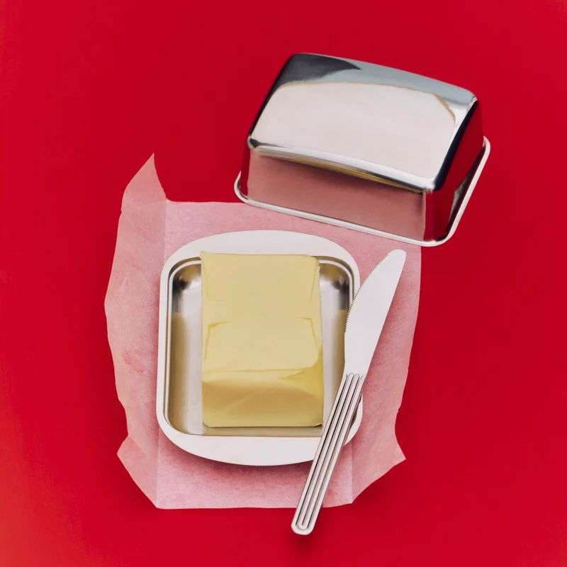 Butterdose „Essential Steel“ | Zeitloses Design | HAY