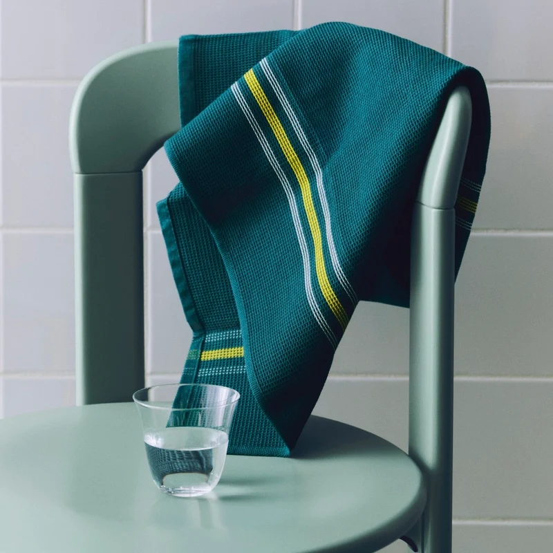 Geschirrtuch „Canteen Green & Yellow“ | Farbige Küche | HAY