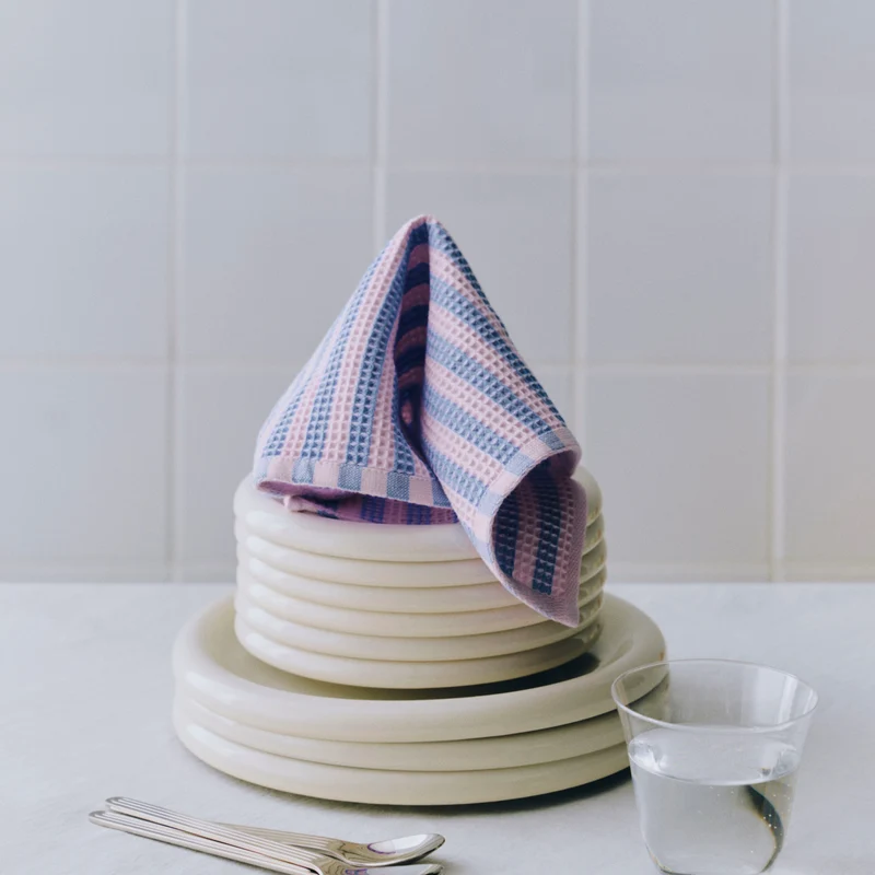 Spültuch „Canteen Sky Blue & Pink Mix“ Set 2 | Soft Cotton | HAY