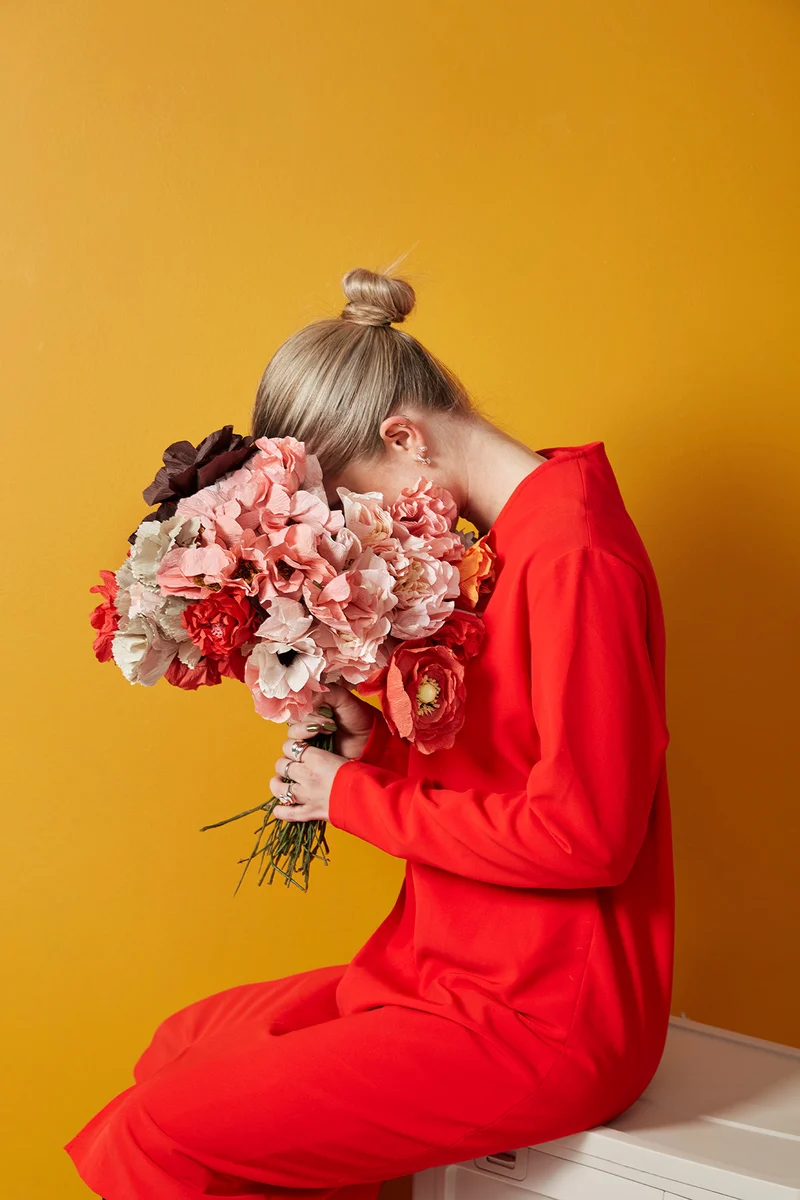PAPER FLOWER, WINDFLOWER, ROSE