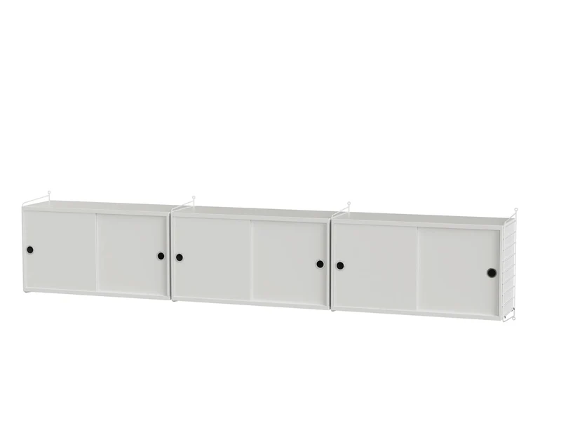 Wohnzimmer Komplettset D - Regalsystem - Stringfurniture