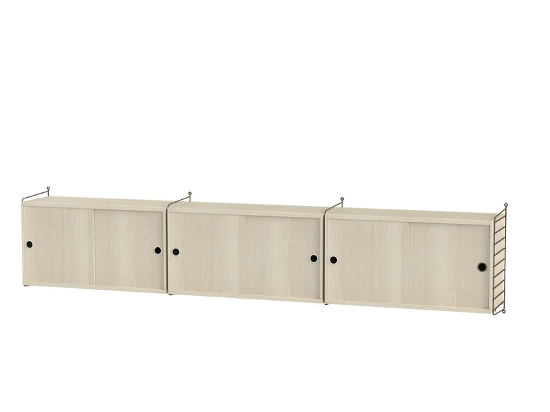 Wohnzimmer Komplettset D - Regalsystem - Stringfurniture