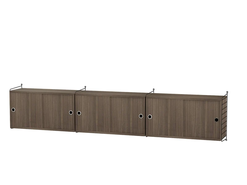 Wohnzimmer Komplettset D - Regalsystem - Stringfurniture