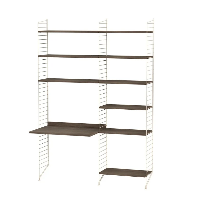 Arbeitsplatz B Komplettset - Regalsystem - Stringfurniture
