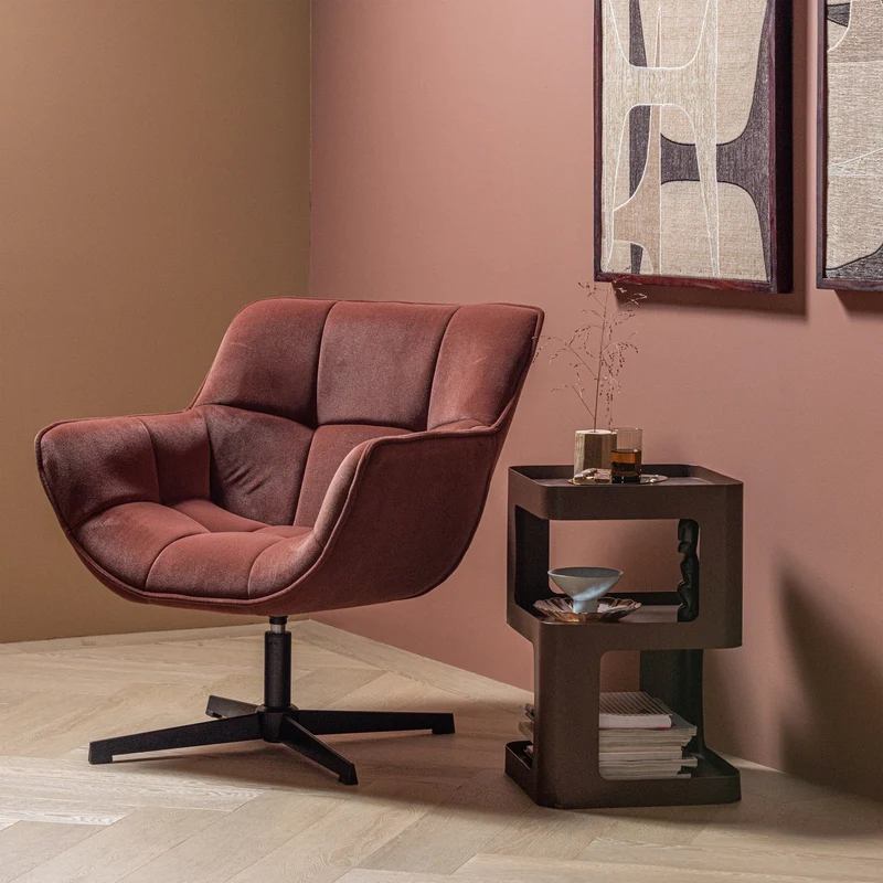 Riv Beistelltisch Space Age braun - Woood