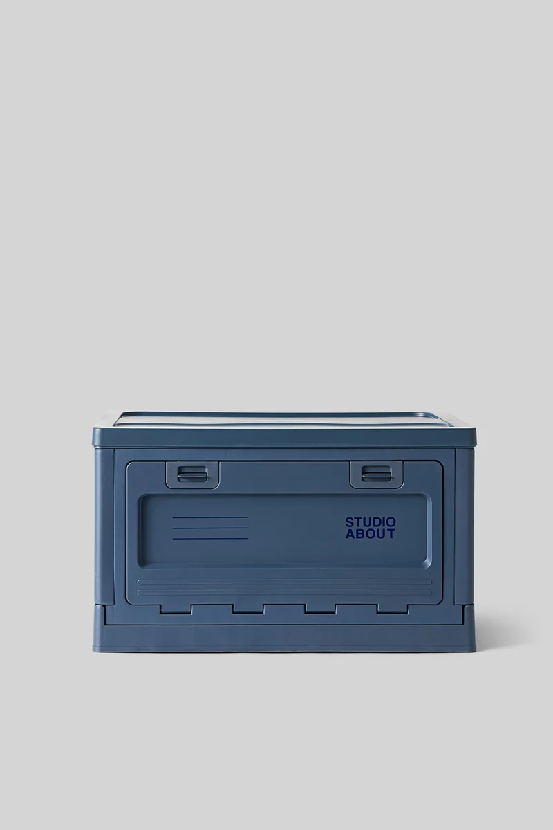 BOX, LARGE, DARK BLUE