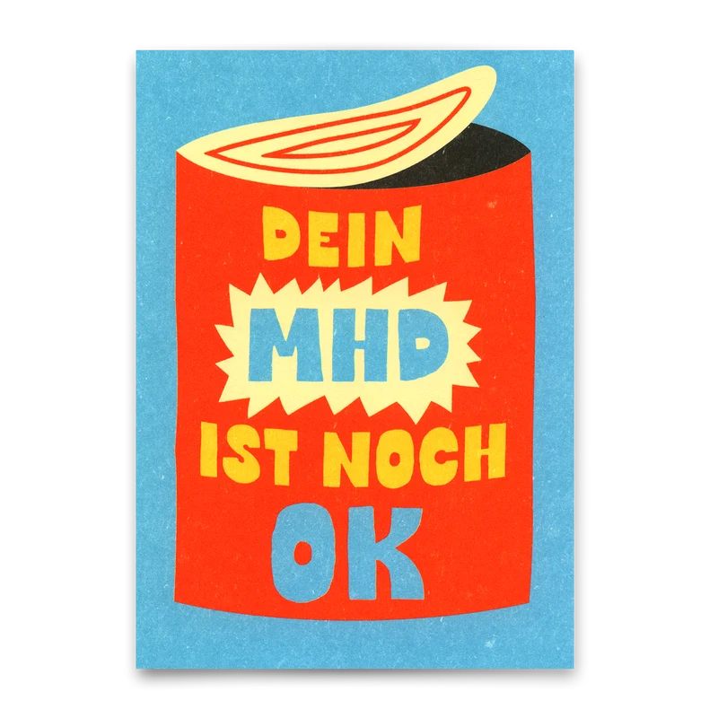 Postkarte "MHD" | Lustige Karte zum Geburtstag
