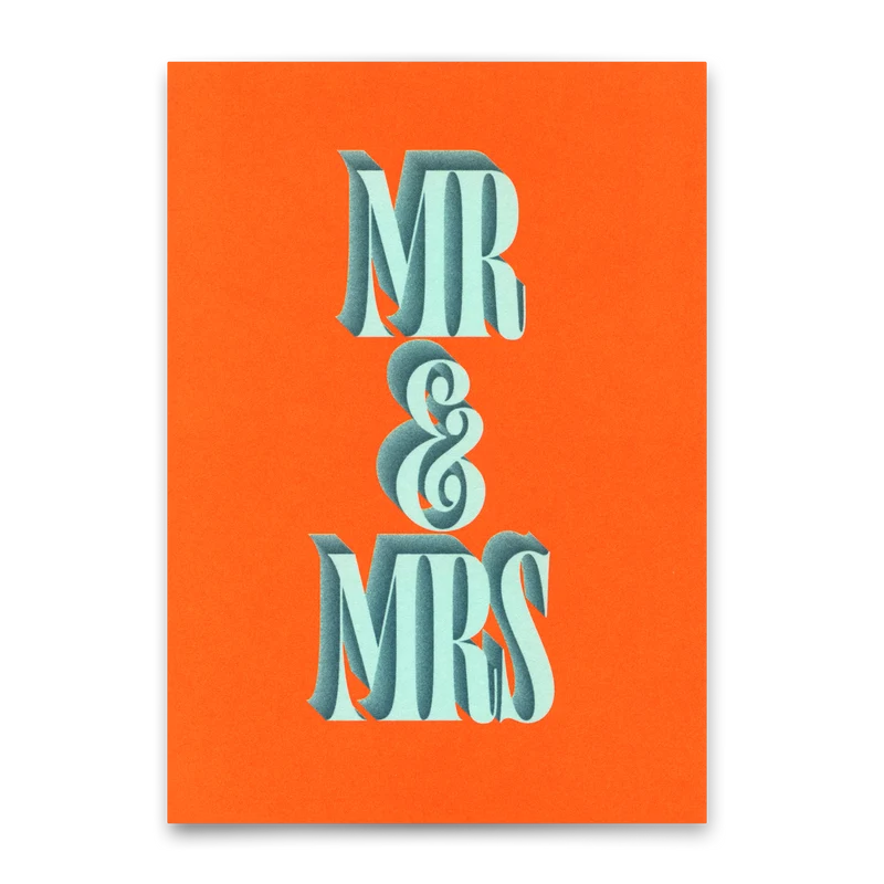 Postkarte "Mr & Mrs Vol. 2" | Coole Karte zur Hochzeit
