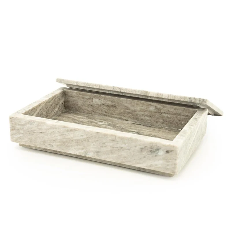 Aufbewahrungsbox Shari - Large aus Marmor - By-Boo