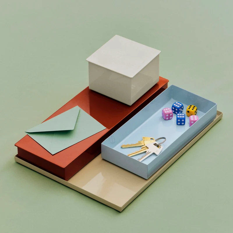 Aufbewahrungsdose „Modular Square Container Small“ | Chalk White | HAY