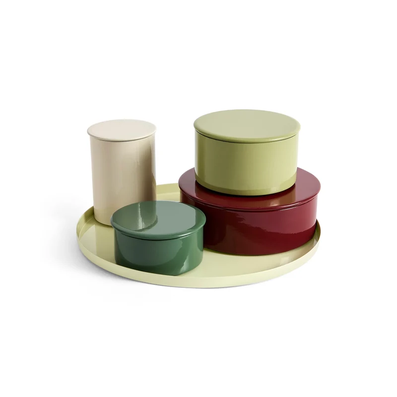Aufbewahrungsdose „Modular Cylindrical Slim Small“ | Cream | HAY