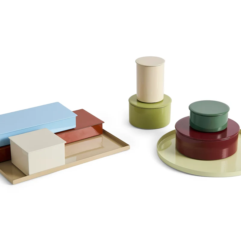 Aufbewahrungsdose „Modular Round Wide Container“ | Bordeaux | HAY