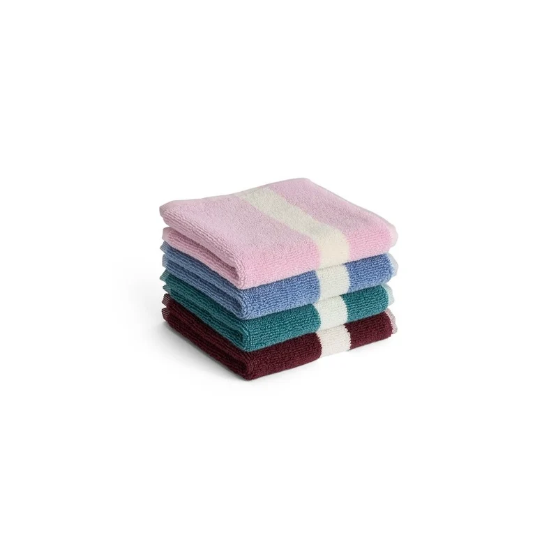 Waschlappen „Stripe Cool Pink“ 30x30cm | Farbige Akzente | HAY