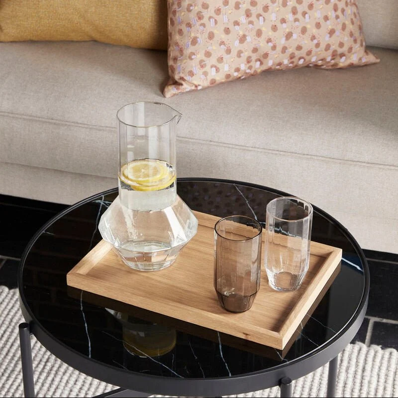 Set Karaffe Aster mit 4 Gläsern - Hübsch Interior