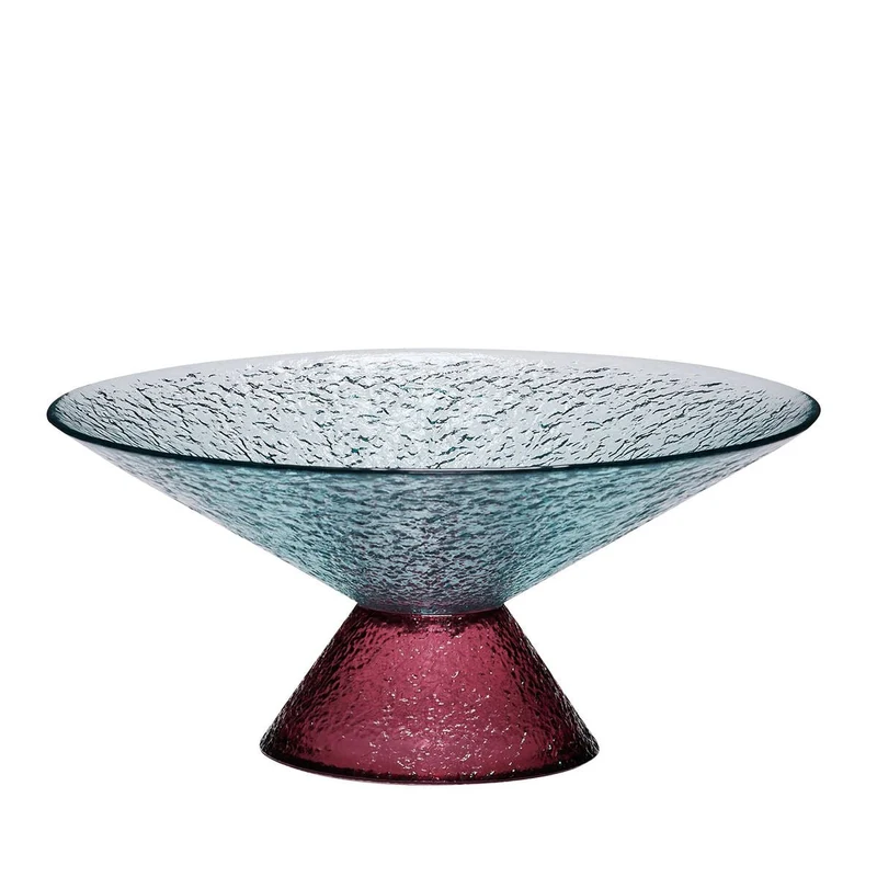 Glasschale Bonbon Large Rot/Blau - Hübsch Interior