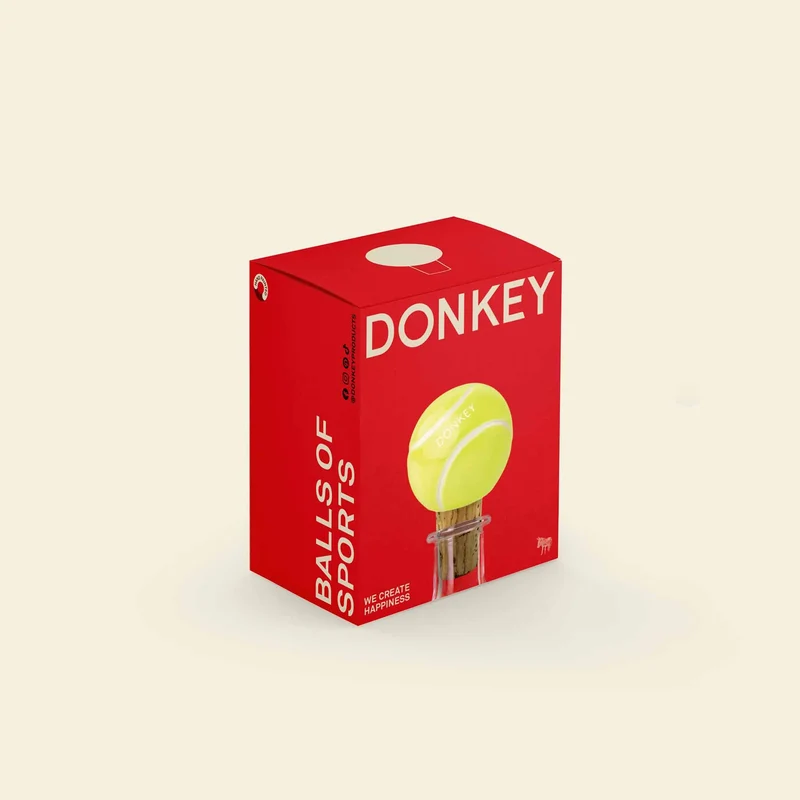 Flaschenverschluss „Icons of Sport Tennis“ | Geschenkidee | Donkey Products