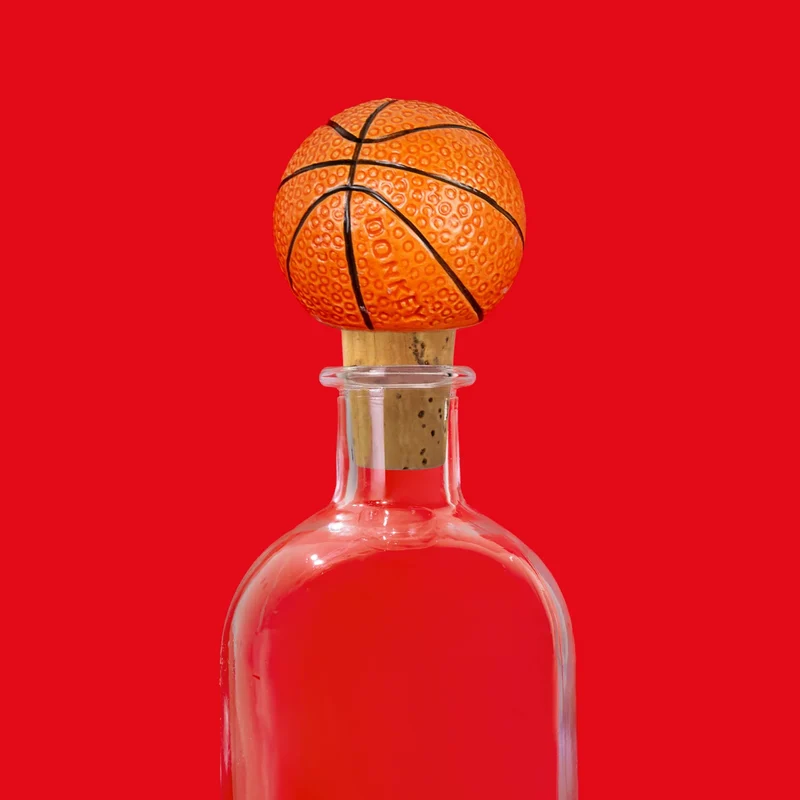 Flaschenverschluss „Icons of Sport Basketball“ | Bar Accessoire | Donkey Products