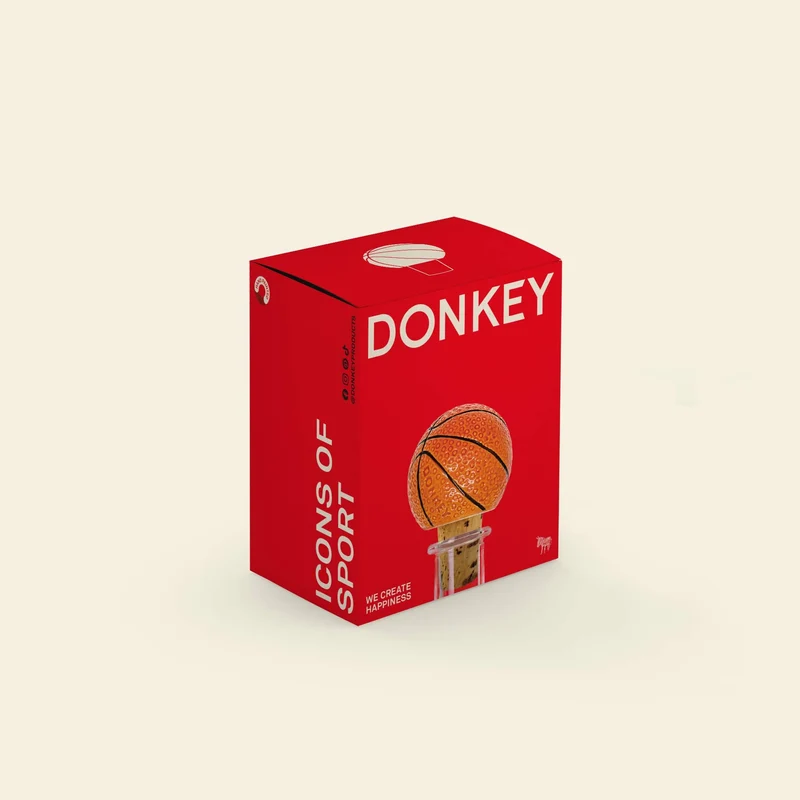 Flaschenverschluss „Icons of Sport Basketball“ | Bar Accessoire | Donkey Products