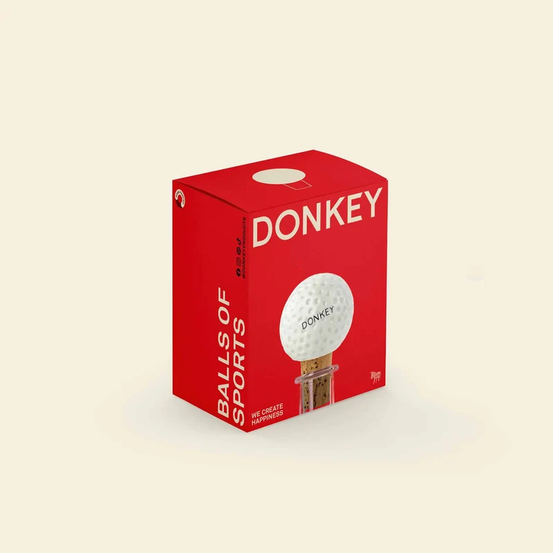 Flaschenverschluss „Icons of Sport Golf“ | Originelles Geschenk | Donkey Products