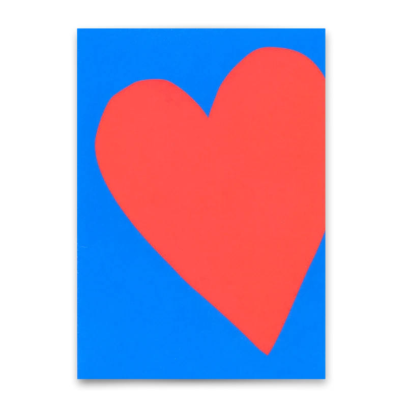 Postkarte "Neon Heart 3" | Schöne Karte für Verliebte
