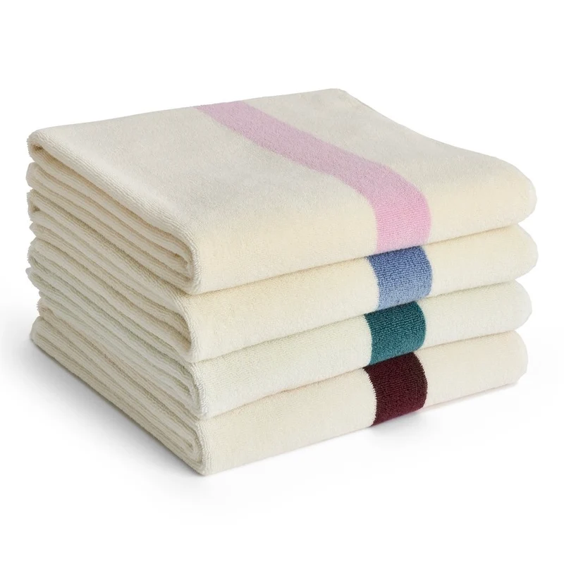 Badetuch „Stripe Cool Pink“ 70x140cm | Farbige Akzente | HAY