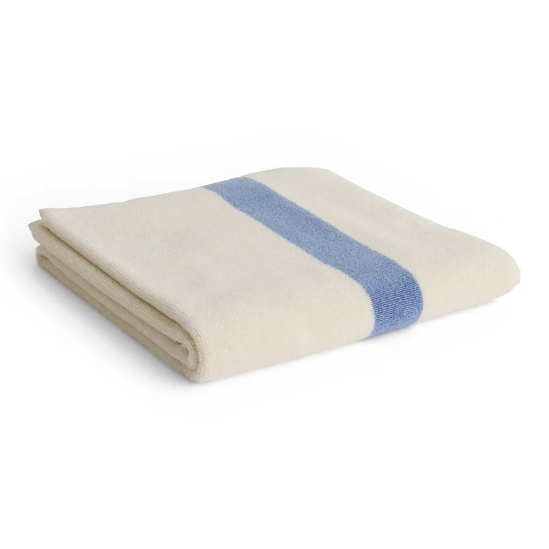 Badetuch „Stripe Dusty Blue“ 70x140cm | Skandinavisch | HAY