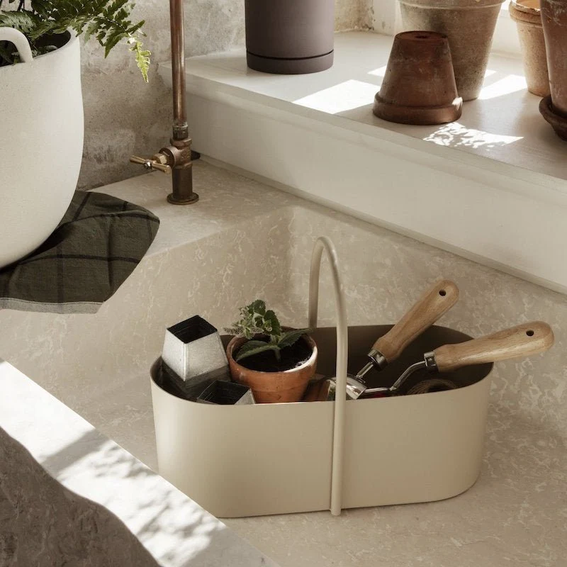 Aufbewahrungskiste Grib Toolbox Hellgrau - ferm LIVING