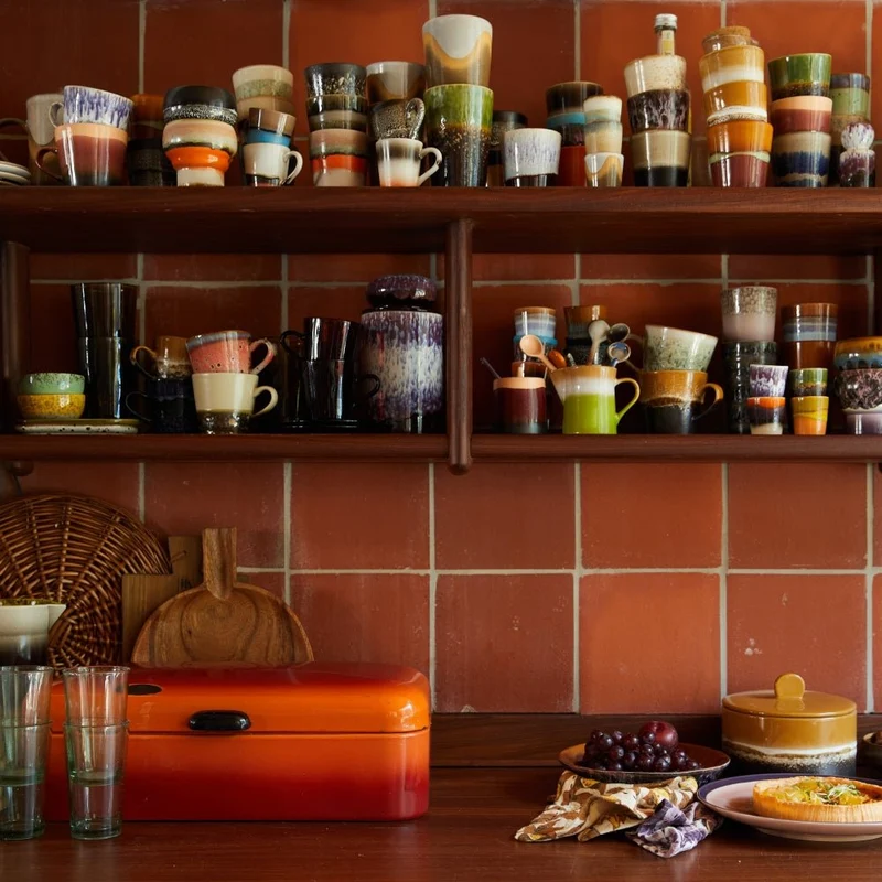4er Set Eierbecher Granite 70s Ceramics - HKliving