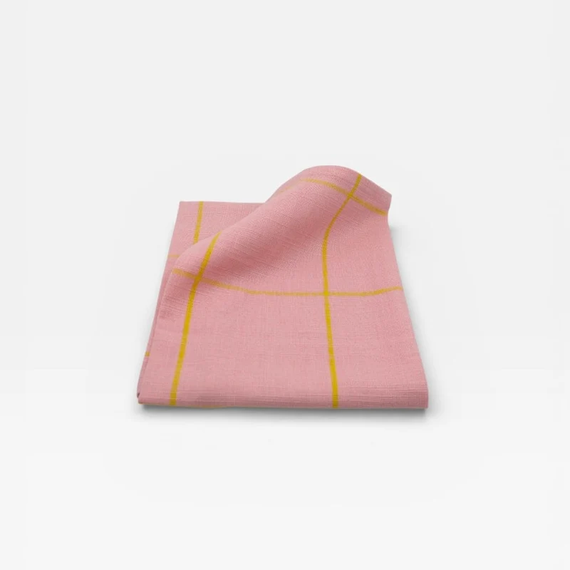 Küchentücher “Tile” 2 Stk. Pink & Yellow | 2er-Set | Table Machine