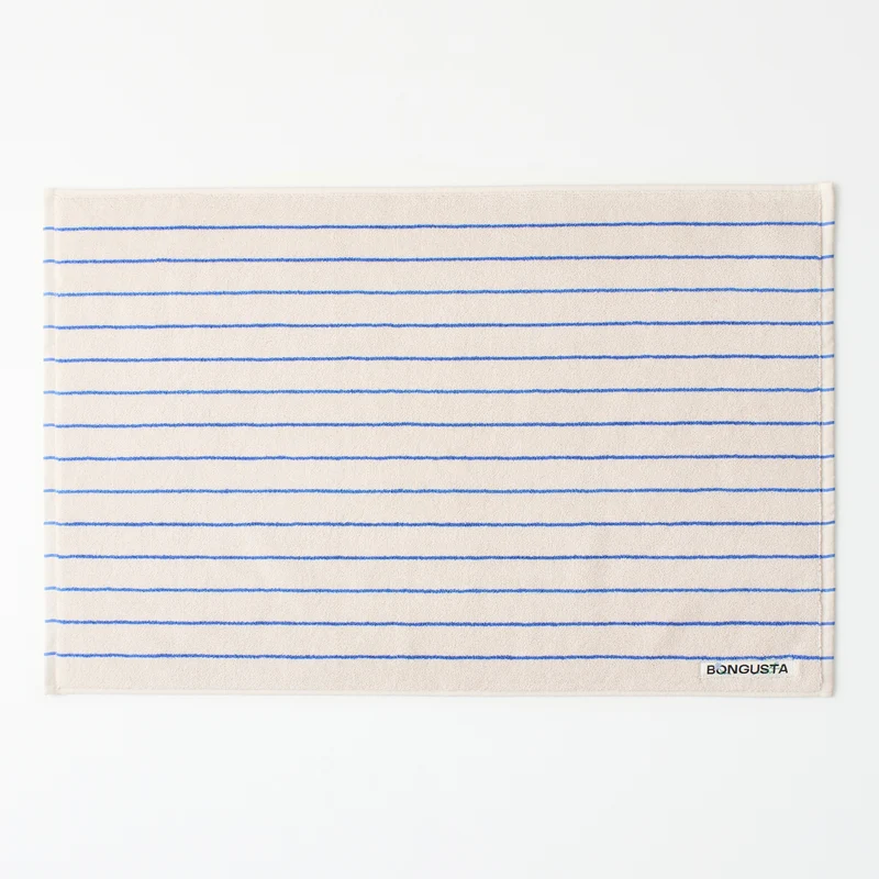 Badematte „Naram Moon Beam & Ultramarine“ | 50 × 80 cm | Bongusta