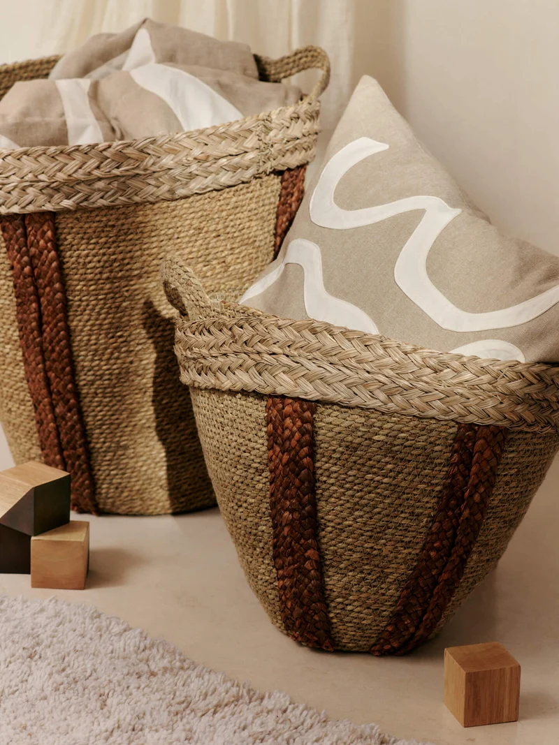 Geflochtene Körbe Mar (2er Set) - ferm LIVING