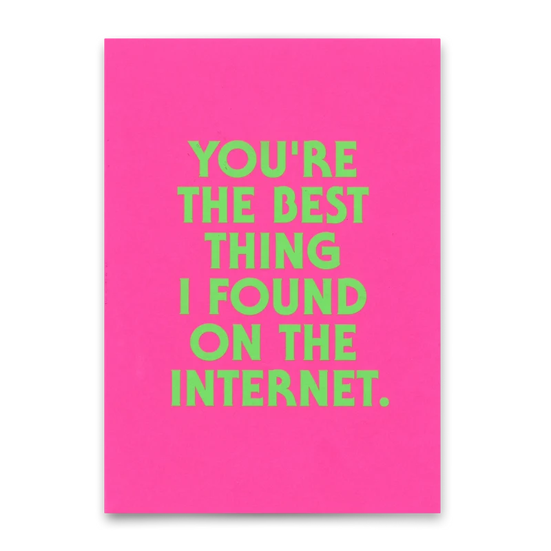 Postkarte "You´re the best thing" | Coole Karte für Verliebte