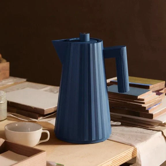 Wasserkocher Plissé 1 L Blau - Alessi