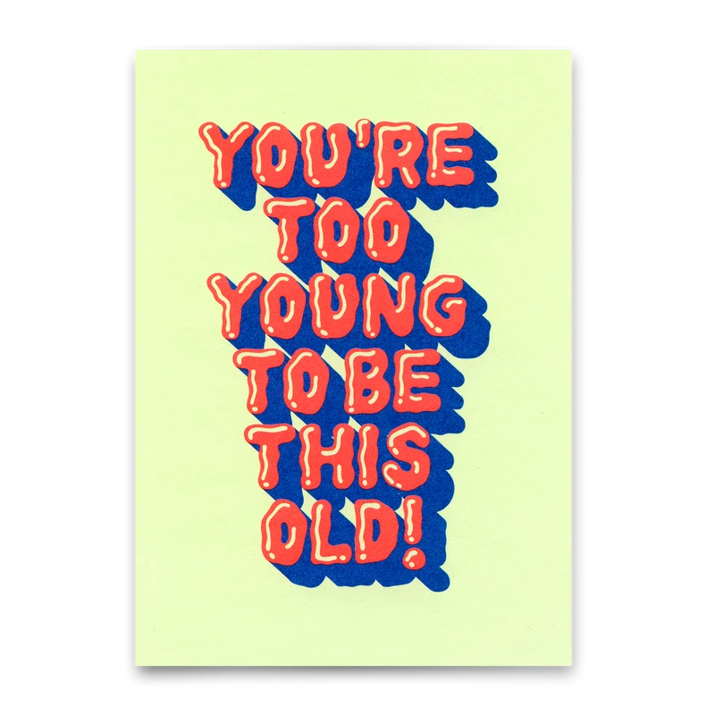 Postkarte "To be this old" | Lustige Karte zum Geburtstag