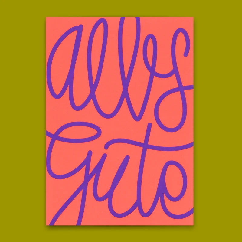 Postkarte "Alles Gute Swing" | Besondere Karte zum Gratulieren
