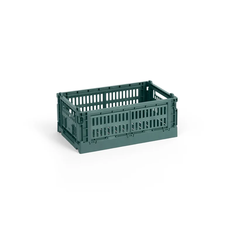 Faltbox „Colour Crate Small Dark Green“ | Klar & modern | HAY