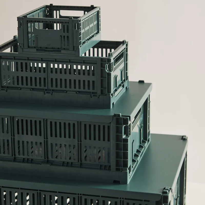 Faltbox „Colour Crate Small Dark Green“ | Klar & modern | HAY