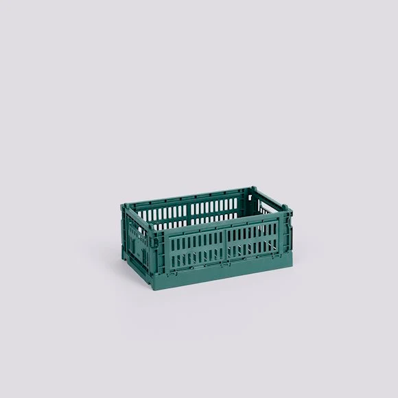 Faltbox „Colour Crate Small Dark Green“ | Klar & modern | HAY