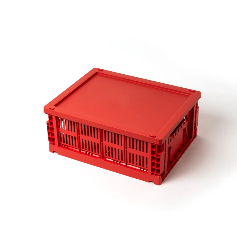 Deckel „Faltbox Medium Red“ | Markanter Akzent | HAY