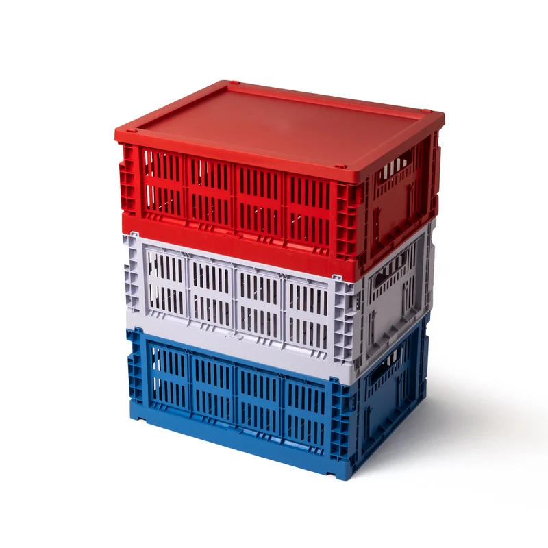 Deckel „Faltbox Medium Red“ | Markanter Akzent | HAY