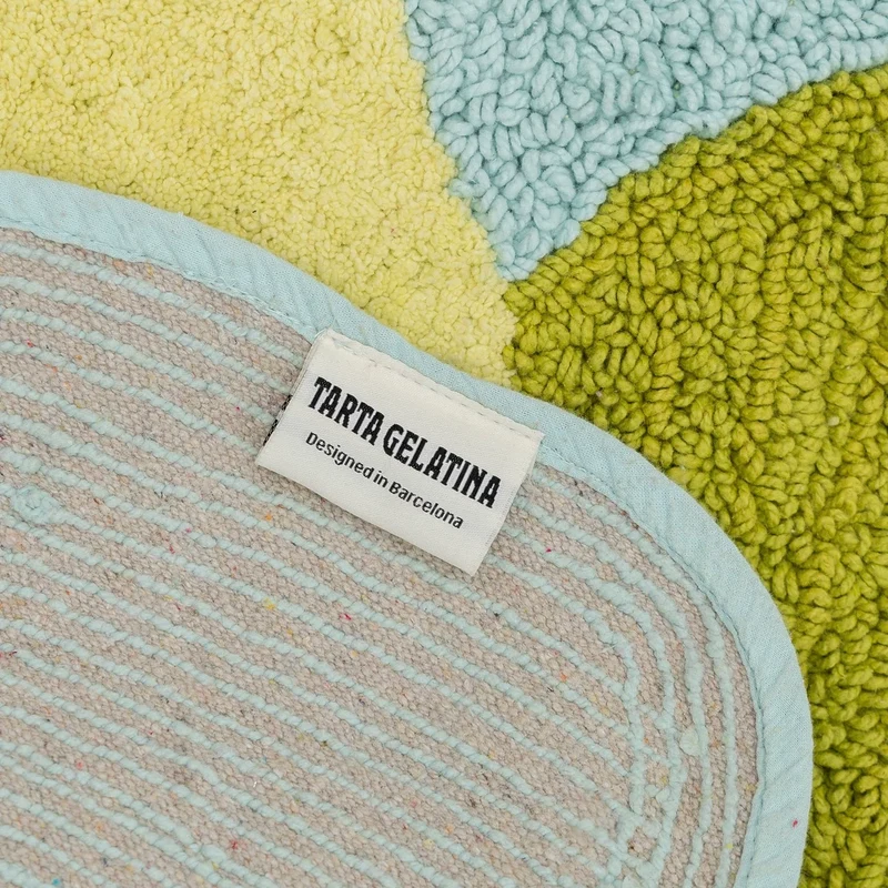 Badematte “Gardenia” | Weiche Baumwollmatte | Tarta Gelatina