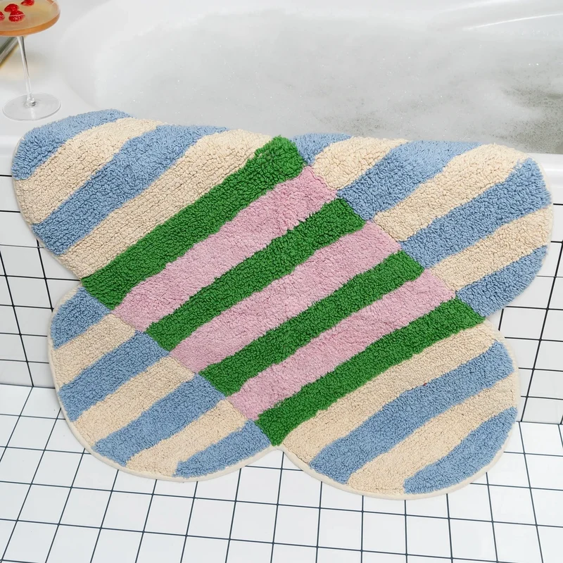 Badematte “Curita” | Weiche Baumwollmatte | Tarta Gelatina