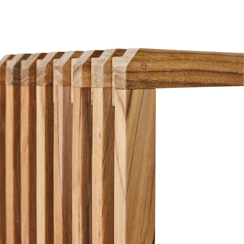 Slatted Bench XL Teak Moderne Bank 180x27 - HKliving