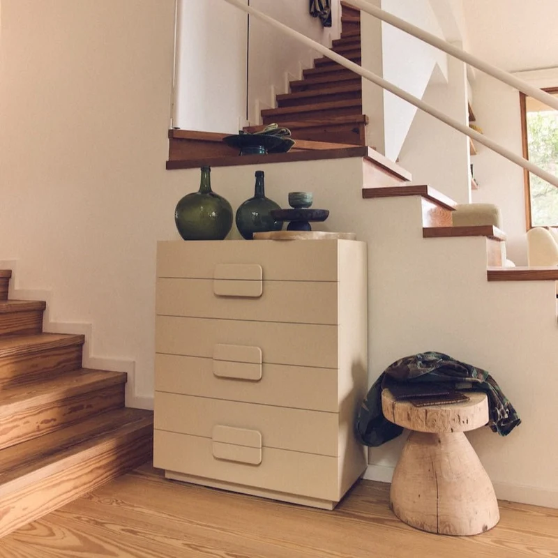 Schubladenschrank Spacious Drawer Cream (80x40,5x98 cm) - HKliving