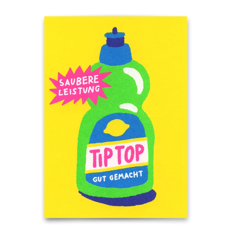 Postkarte "Tip Top" | Coole Karte zur Gratulation