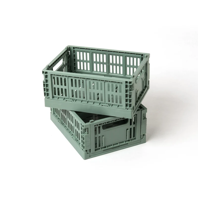 Faltbox „Colour Crate Mini Sage Green“ (2 Stk.) | Klar & zeitlos | HAY